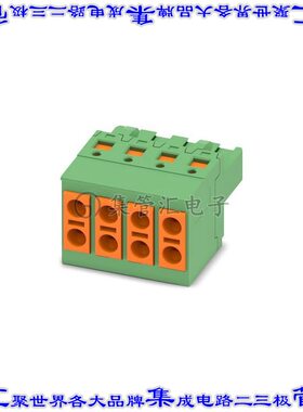 1713855 端子块连接器4POS插头母插口5mm绿色自由悬挂