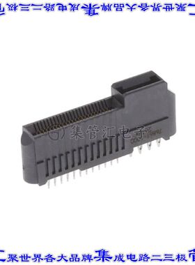 768611000 0768611000卡边缘连接器46POS母头2排0.8mm黑色镀金