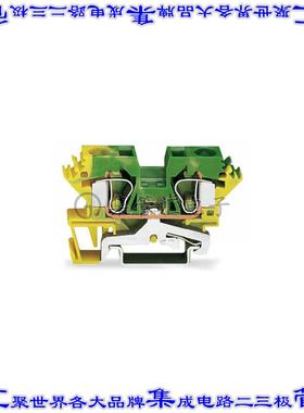 284-607 端子块连接器2POS接地地面10.0mm绿色黄色8-24AWG