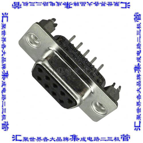 FCE17-E09SE-A50 连接器9POS插座母插口2排D-Sub通孔