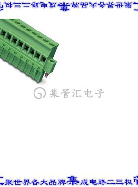 1835148 端子块连接器7POS插头母插口5.08mm绿色自由悬挂