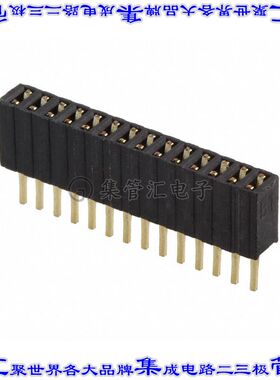 M52-5001445 针座连接器14POS插座1.27mm叉状通孔直针镀金