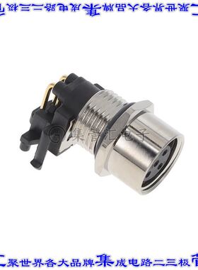 MSAS-05PFFR-SH7003 圆形连接器5POS插座母插口焊接镀金面板安装
