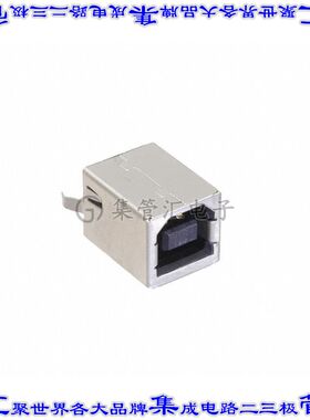 KUSBVX-BS1N-B30 连接器USB-B插座4POS USB 2.0通孔