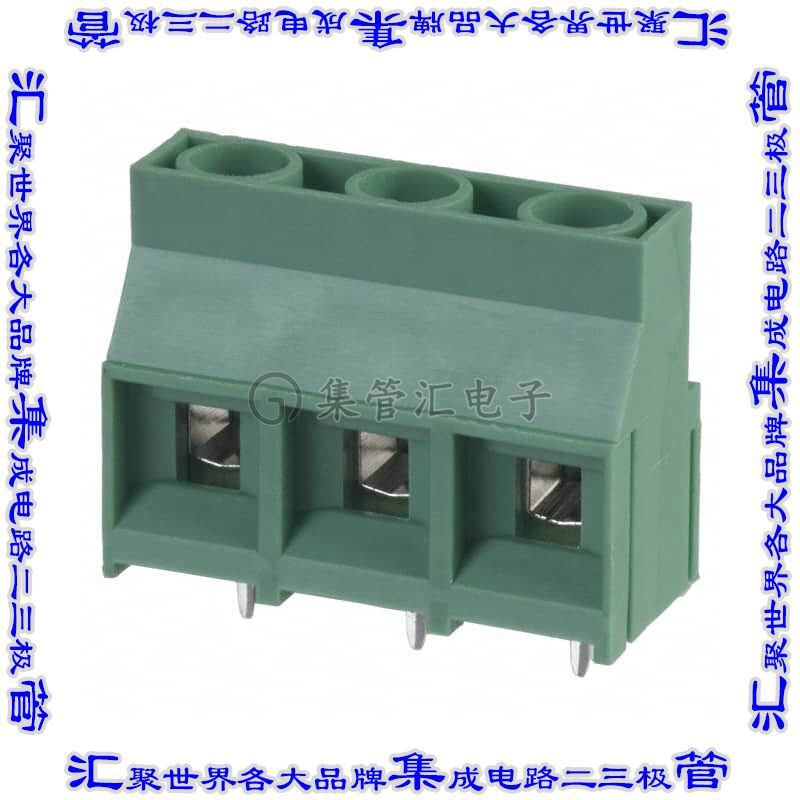 OSTT7032150 线对板连接器3POS接线端子9.53mm通孔水平带板图片