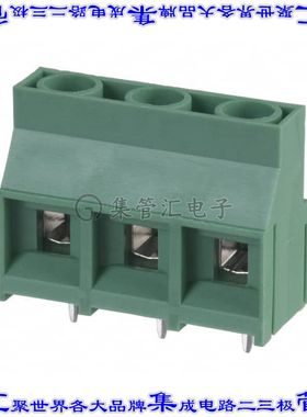 OSTT7032150 线对板连接器3POS接线端子9.53mm通孔水平带板