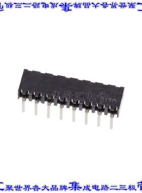 2314938-8 针座连接器8POS插座2mm母形插口通孔直角镀金