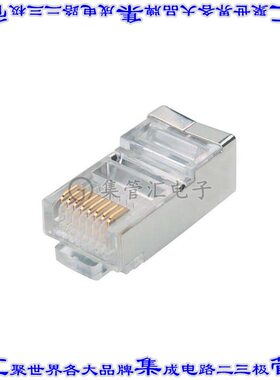 T8P8CSR 接插件连接器PLUGRJ45 8X8 SHLD SINGLE PLUG