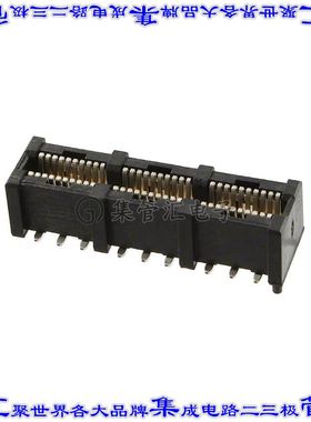 6651712-1 卡边缘连接器6(电源)母头2排黑色镀金