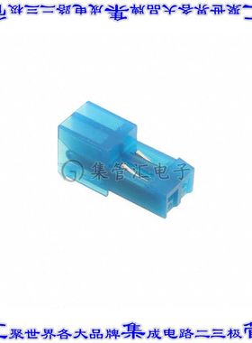 MTD-A-02-E-2 矩形连接器2POS插座2.54mm母插口蓝色IDC锡自由悬挂
