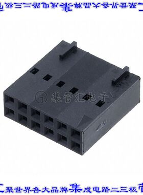22552123 0022552123矩形连接器外壳12POS插座2排2.54mm母形插口