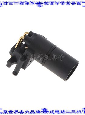 M12D-04PMMR-EE0001 圆形连接器4POS插座公形引脚焊接镀金通孔直