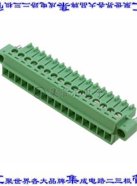 1847262 端子块连接器16POS插头母插口3.5mm绿色自由悬挂