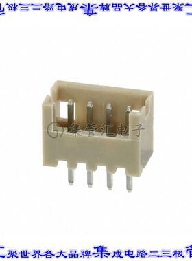 M30-6100446 针座连接器4POS接头1.25mm公形插针通孔直针锡