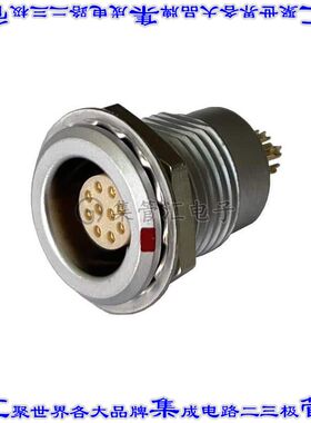 MMI-M1FSG10S 圆形连接器10POS插座母插口焊杯镀金面板安装