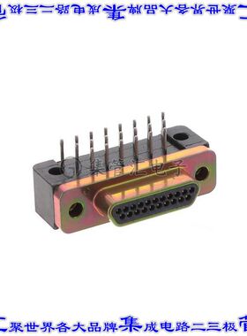 MDM-21PCBR-L56 连接器21POS插头公引脚2排D-TYPE型面板安装通孔