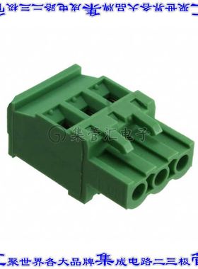 TS03515A0000G 端子块连接器3POS插头母插口5.08mm绿色自由悬挂