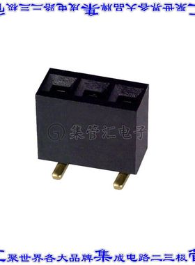 NPPC031KFXC-RC 针座连接器3POS插座2.54mm母形插口表贴SMD镀金