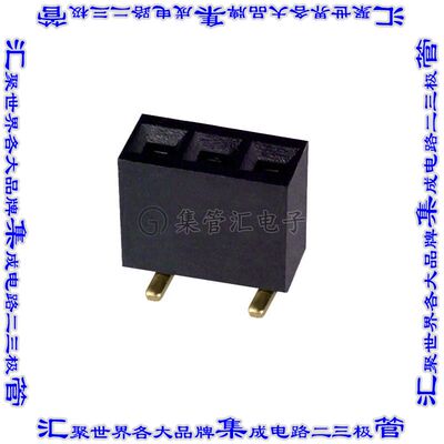 NPPC031KFXC-RC 针座连接器3POS插座2.54mm母形插口表贴SMD镀金