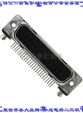 D25P13A4GX00LF 连接器25POS插头公引脚2排D-Sub通孔直角