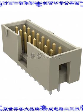 HTST-108-01-L-D 针座连接器16POS接头2排2.54mm公形插针通孔直针