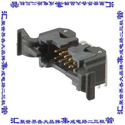 45210-520230 针座连接器10POS接头2排1.27mm公形插针通孔直角镀