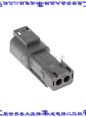 IT04-2P-000-N 矩形连接器外壳2POS插座公形引脚灰色自由悬挂