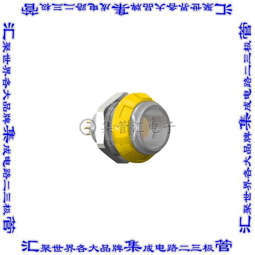 G51MC7-P14LCC0-0040 圆形连接器14POS插座母插口焊杯镀金面板安