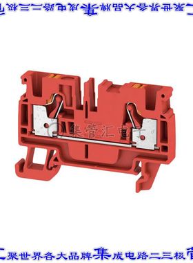 2051220000 端子块连接器2POS馈通式6.1mm红色10-28AWG