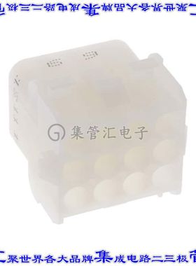 2-480709-0 矩形连接器外壳12POS插座3排天然色面板安装