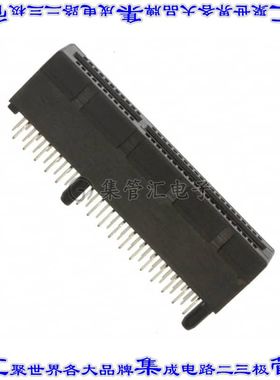 10018784-10001TLF 卡边缘连接器64POS母头2排1mm黑色镀金