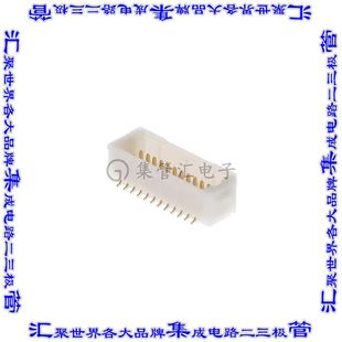 G846A24211T4EU 针座连接器24POS接头2排1mm公形插针表贴SMD镀金