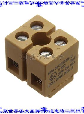 7906110000 端子块连接器2电路隔板接线座2排螺钉