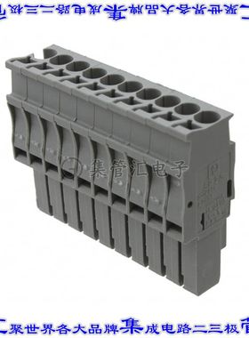 3040342 端子块连接器10POS插头母插口灰色自由悬挂