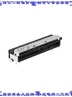 G97R24322HR 卡边缘连接器124POS母头2排0.6mm黑色镀金