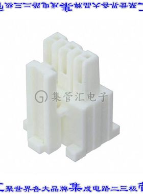 IPD1-03-S-K 矩形连接器外壳3POS插座2.54mm母形插口白色自由悬挂