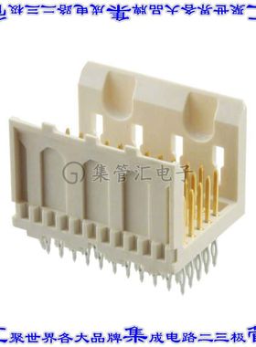 5223002-2 背板连接器60POS接头公引脚5排2mm通孔天然色