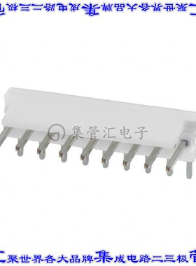 640455-9 针座连接器9POS接头2.54mm公形插针通孔直角锡