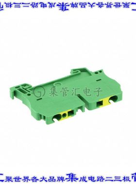 1632080000 端子块连接器2POS接地地面6.1mm绿色黄色10-26AWG