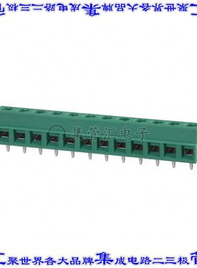 1729225 线对板连接器12POS接线端子5.08mm通孔水平带板