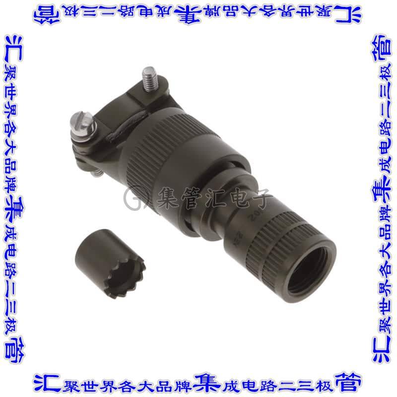 A850493608W02 接插件连接器CONN BACKSHELL W/CLMP SZ8 9 OLIV