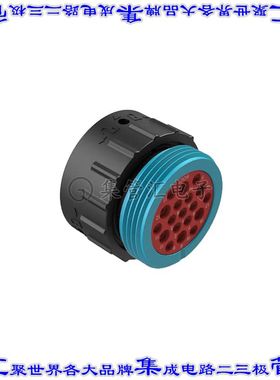 AHDP06-24-19SR-WTA 圆形连接器19POS插头外壳用于母插口黑色自由