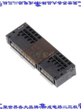 2327671-1 卡边缘连接器84POS母头2排0.6mm黑色镀金