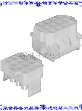 770029-1 矩形连接器外壳12POS插座3排白色面板安装