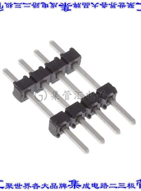 TW-04-03-T-S-285-100 连接器4POS针座间隔柱2mm通孔锡