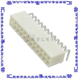 10127819 针座连接器24POS接头2排4.2mm公形插针通孔直角 24211LF
