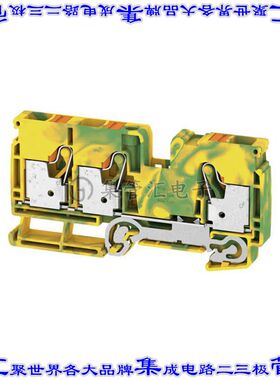 2490590000 端子块连接器3POS接地地面10.0mm绿色黄色6-20AWG