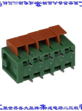 691401700005B 线对板连接器5POS接线端子5mm通孔垂直带板