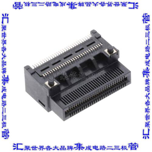 2324869-2 插拔式连接器60POS插座OSFP表面贴装直角焊接