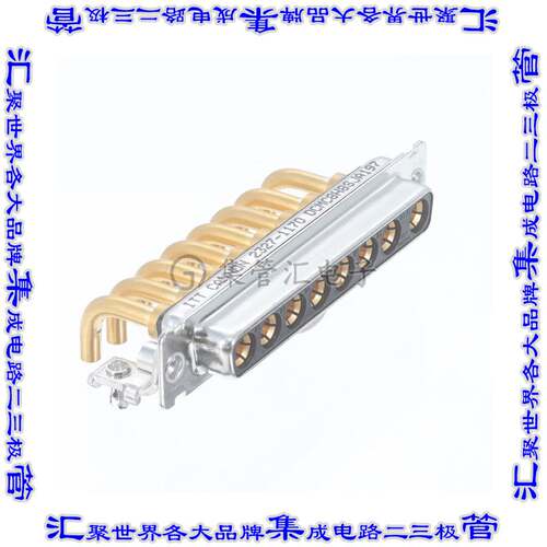 DCMC-8H8S-J-A197 连接器8(电源)插座母插口D-Sub组合式面板安装